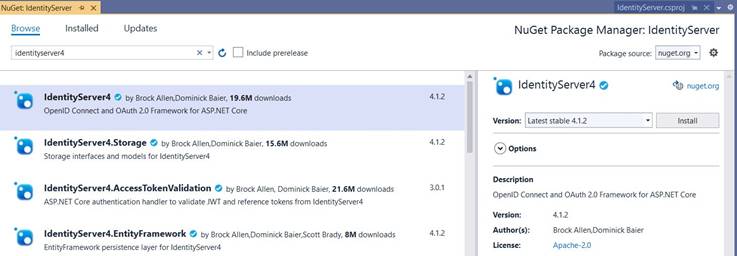 Using Identity Server to authorize our APIs